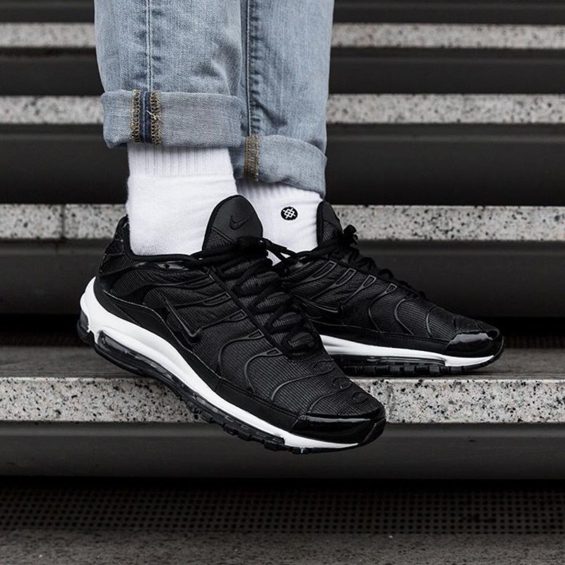 Nike air max hotsell 97 plus black white